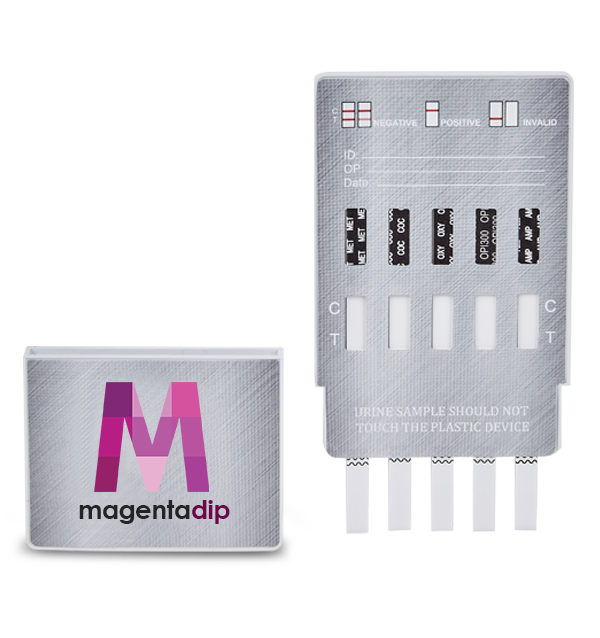 10 Panel Drug Test Dip Card Open